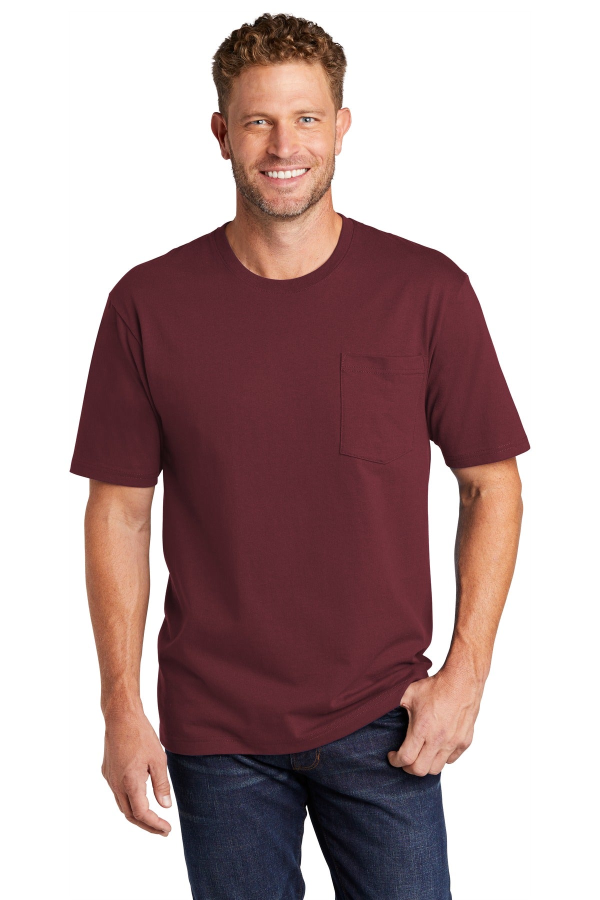 CornerStone Men's Workwear Pocket Tee. CS430 Mens Apparel Shirts & Tops