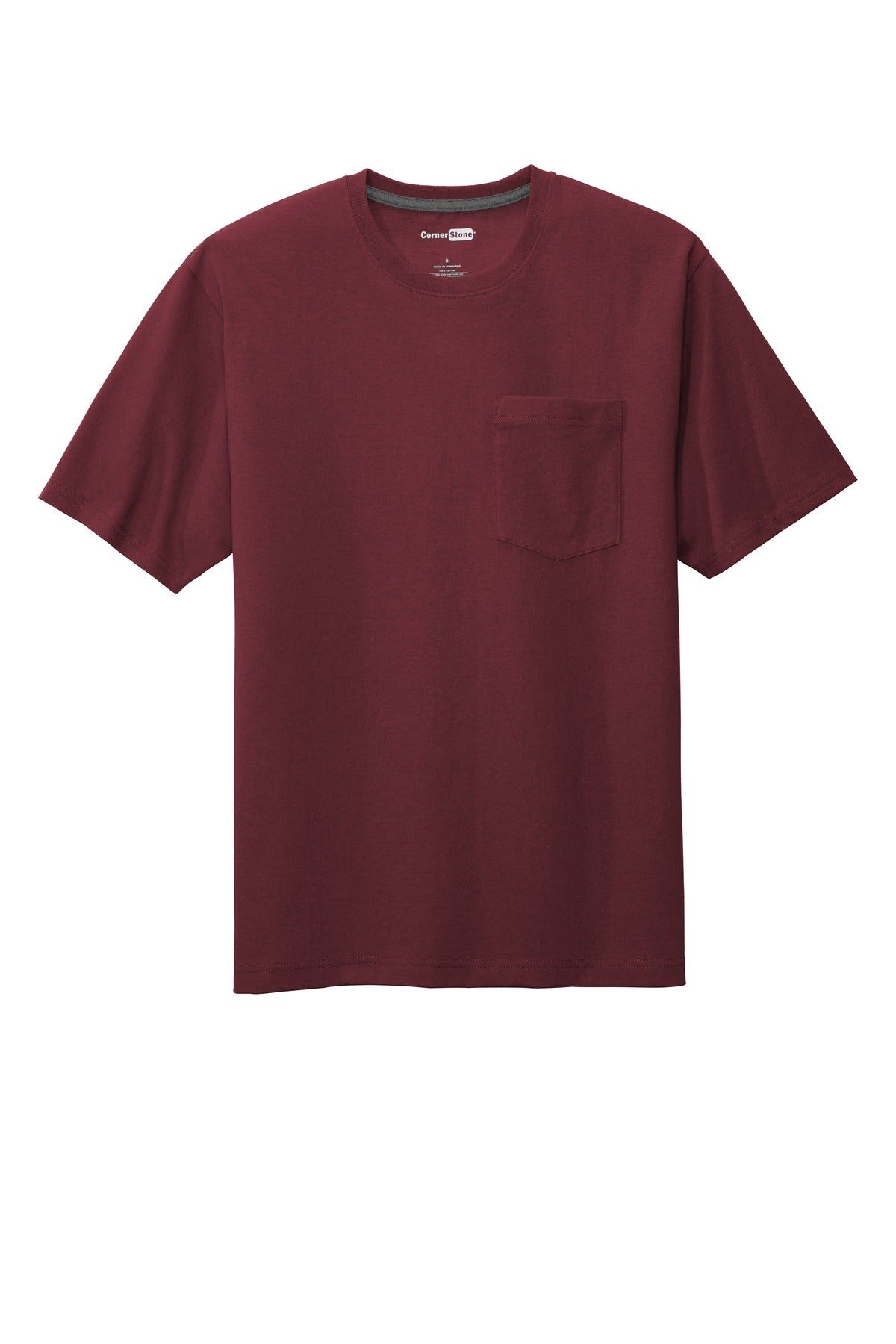 CornerStone Men's Workwear Pocket Tee. CS430 Mens Apparel Shirts & Tops