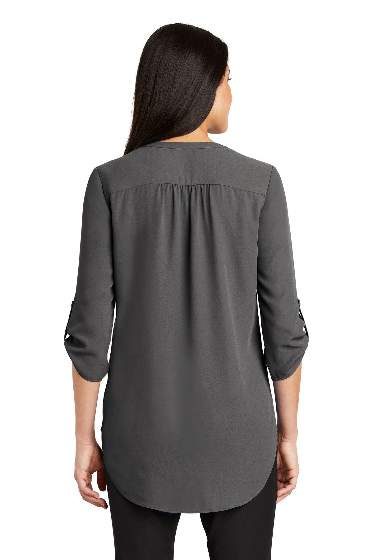 Port Authority Womens 3/4-Sleeve Tunic Blouse. LW701 Womens Apparel Shirts & Tops