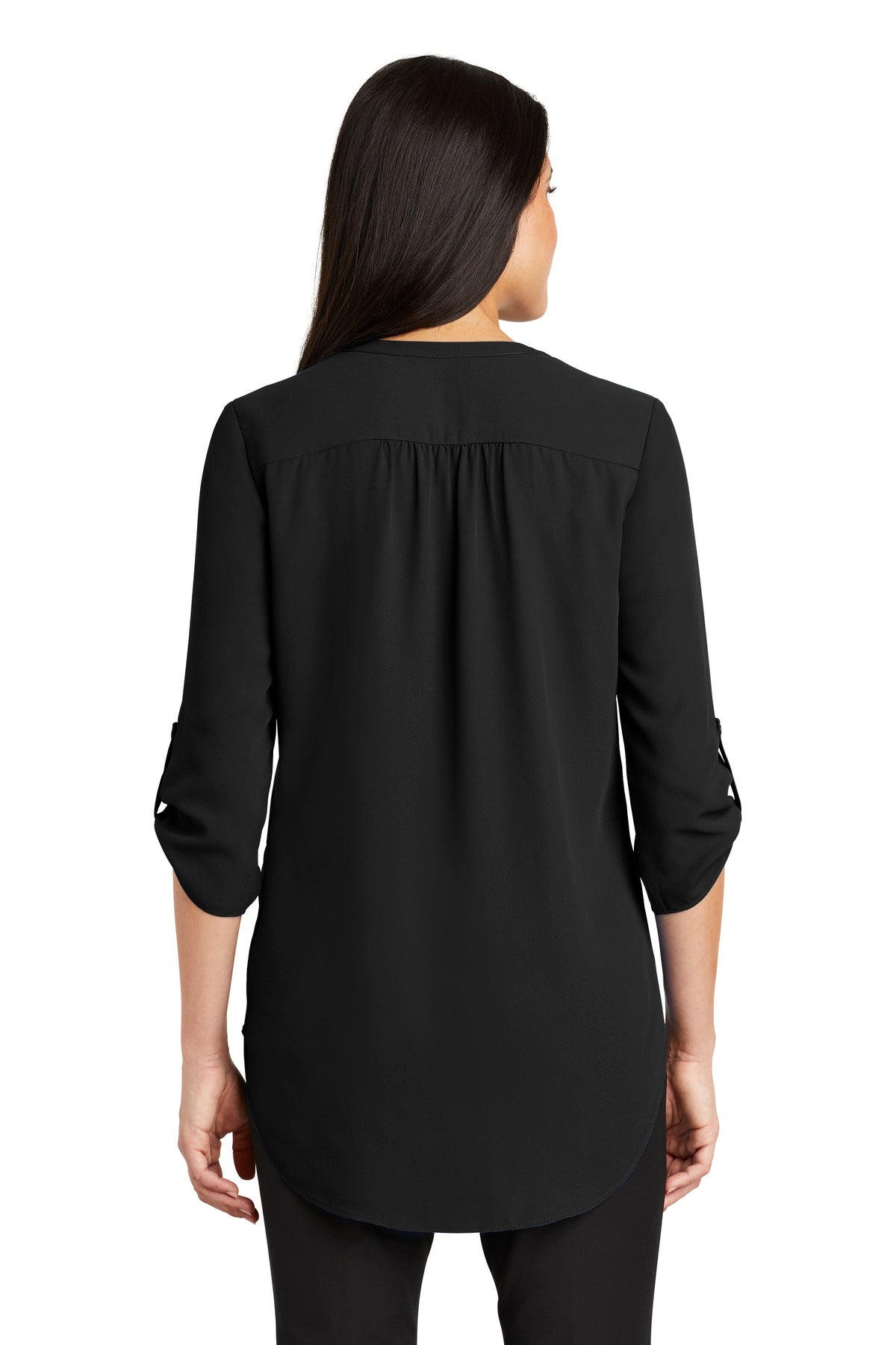 Port Authority Womens 3/4-Sleeve Tunic Blouse. LW701 Womens Apparel Shirts & Tops