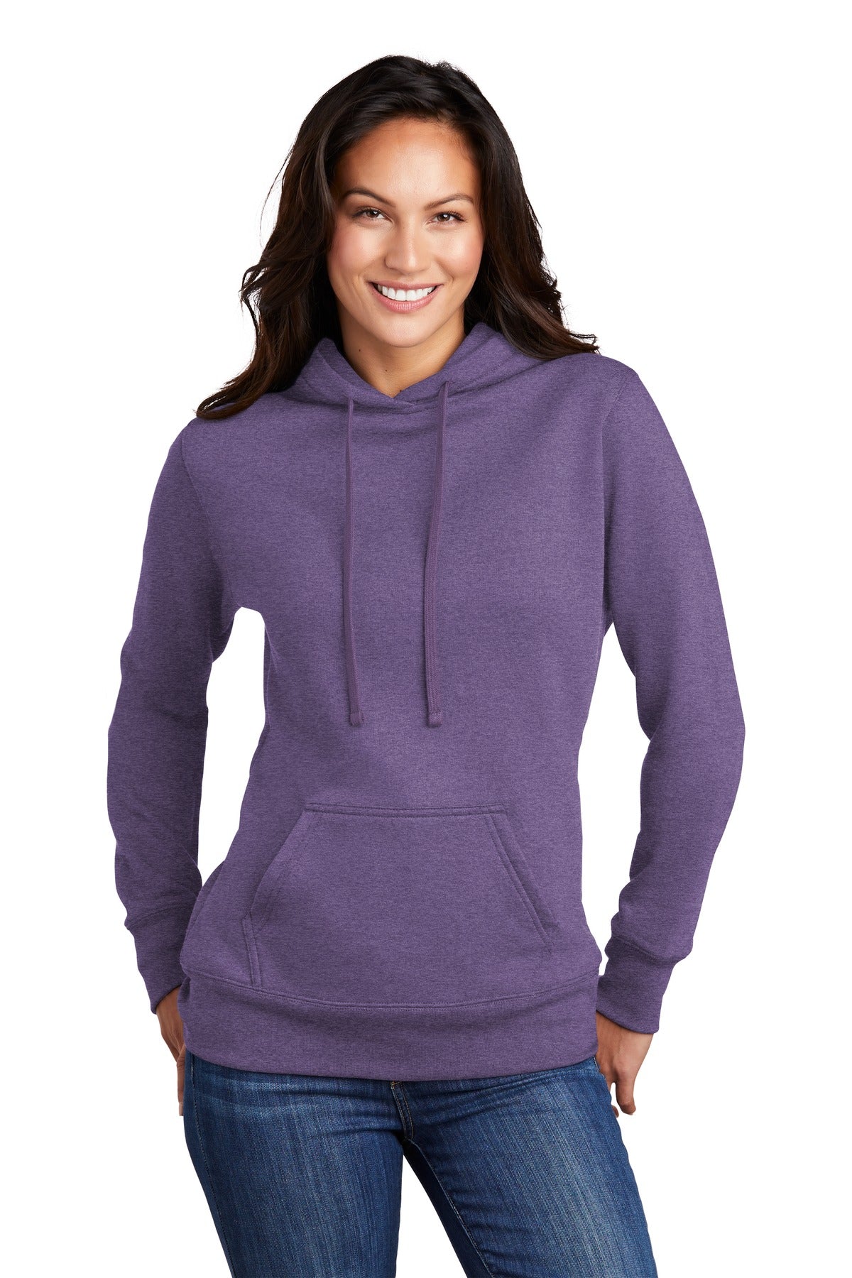 Port & Company Women's Core Fleece Pullover Hooded Sweatshirt Womens Apparel Sweatshirts & Fleece