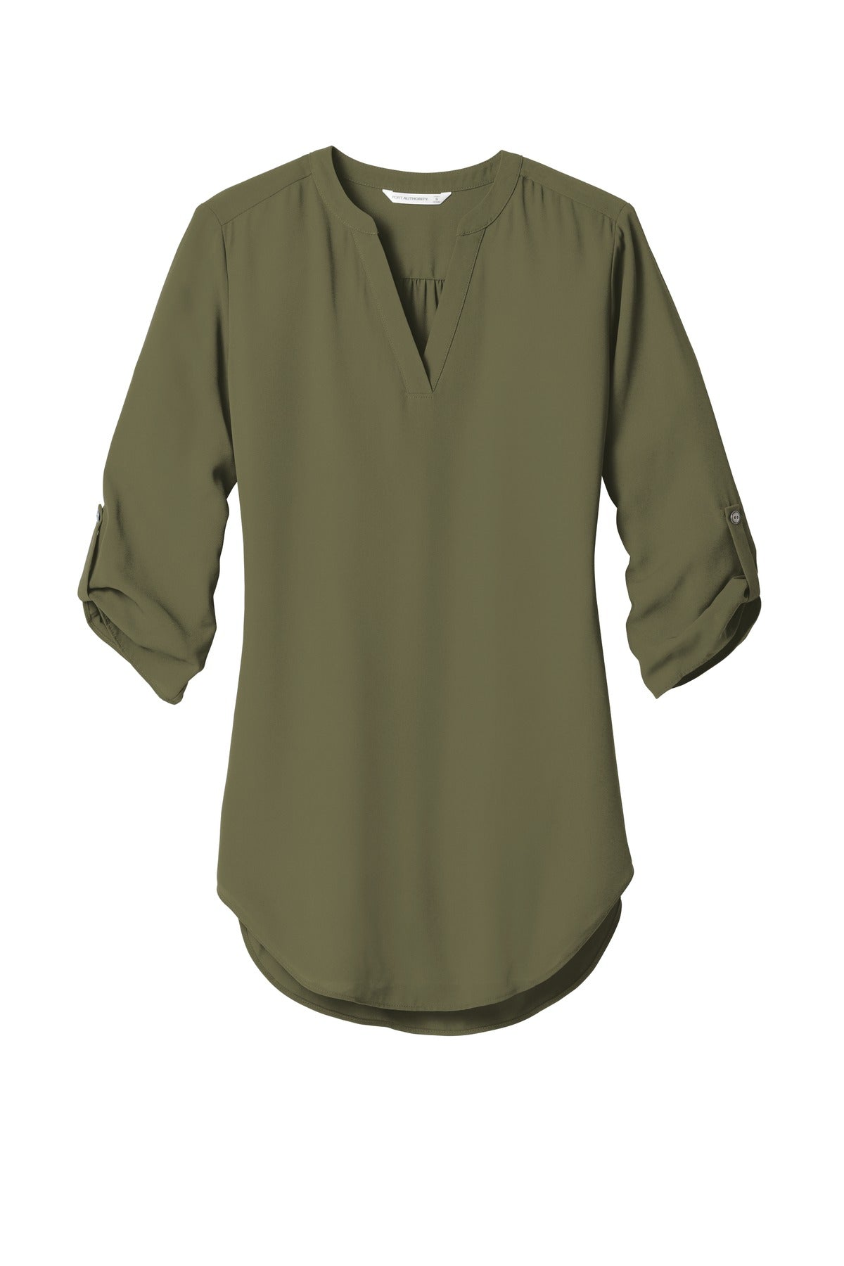 Port Authority Womens 3/4-Sleeve Tunic Blouse. LW701 Womens Apparel Shirts & Tops