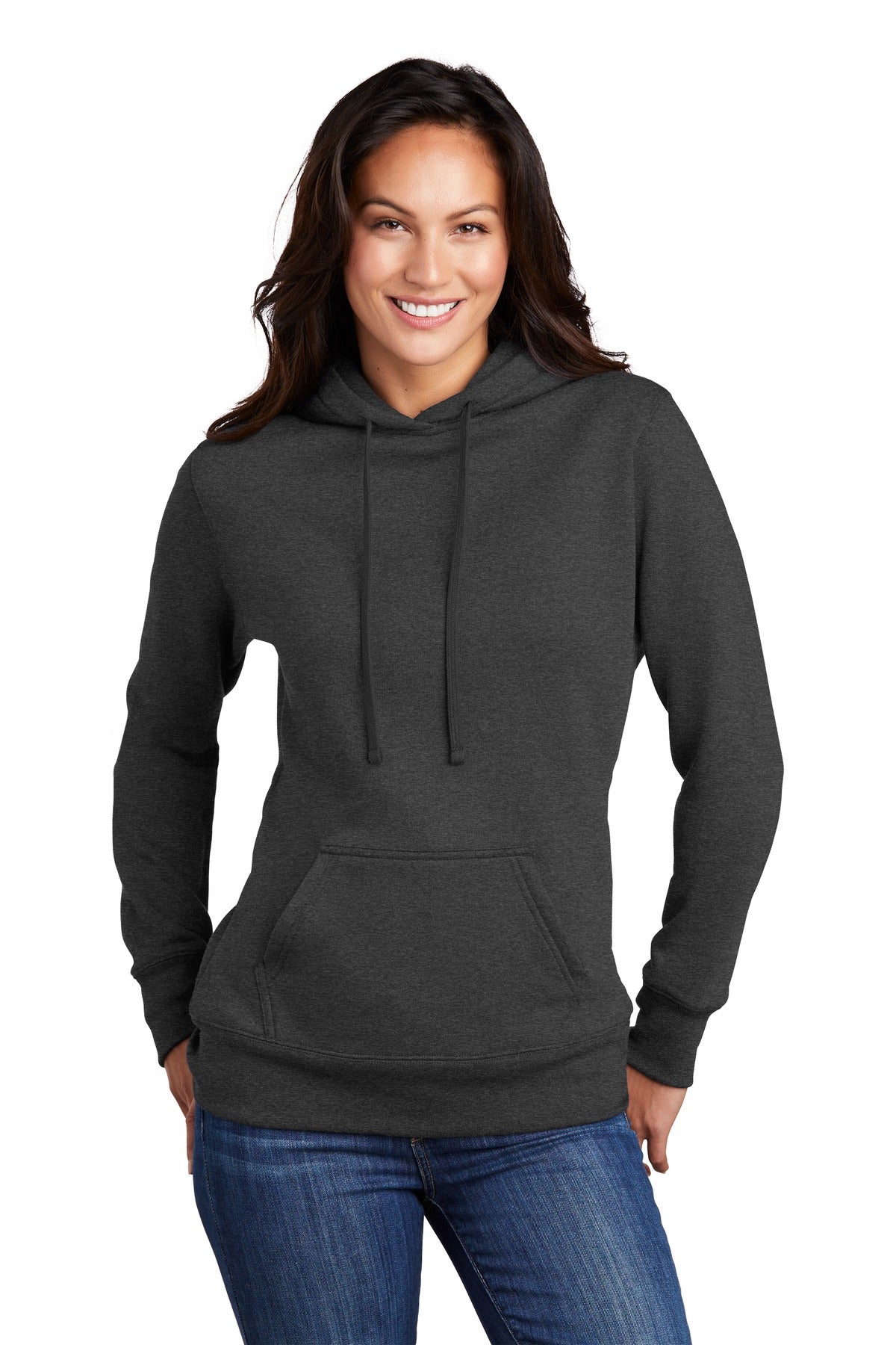 Port & Company Women's Core Fleece Pullover Hooded Sweatshirt Womens Apparel Sweatshirts & Fleece