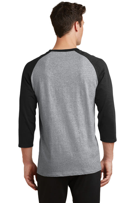 Port & Company Men's Core Blend 3/4-Sleeve Raglan Tee Mens Apparel Shirts & Tops