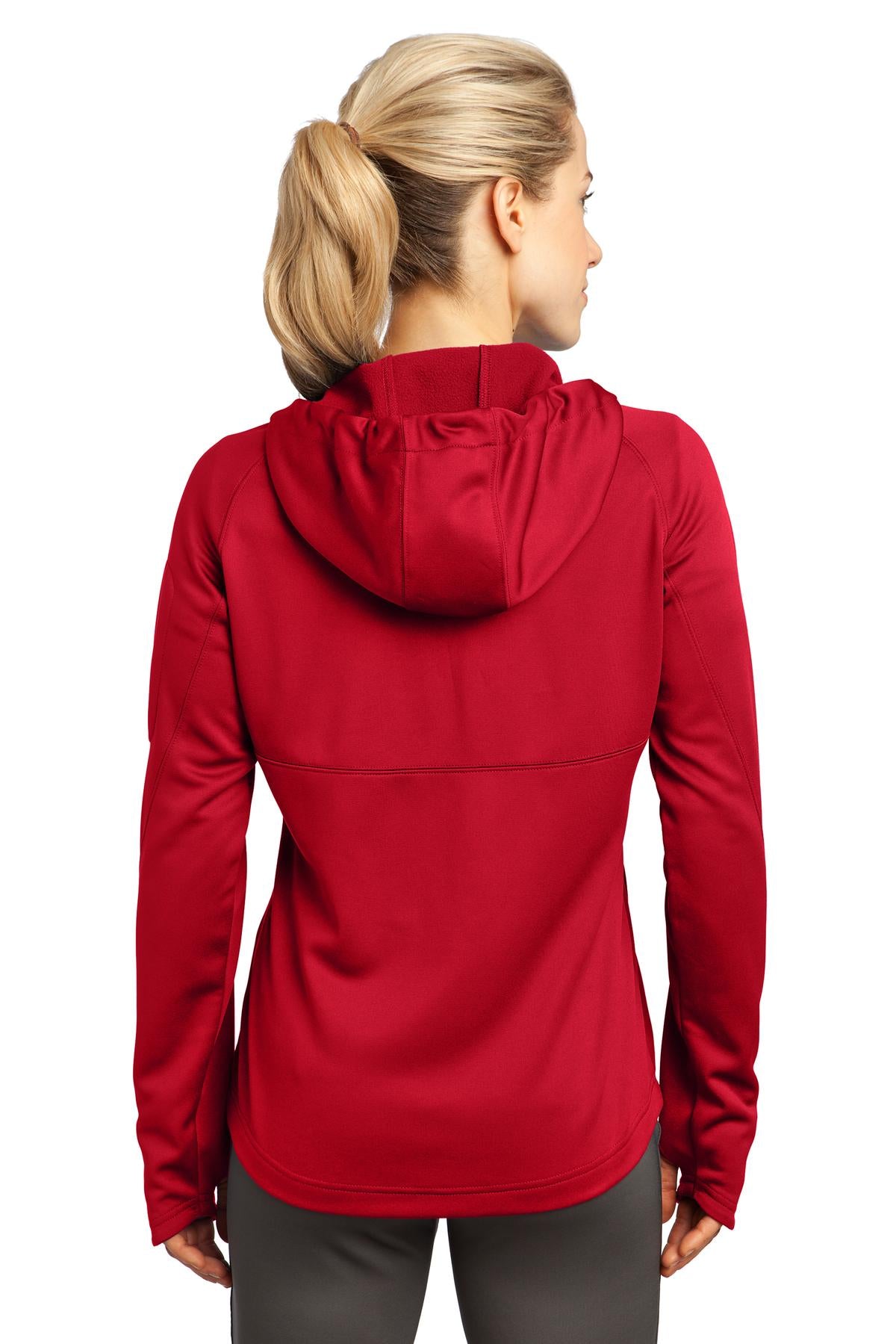 Sport-Tek Women's Tech Fleece Full-Zip Hooded Jacket-2