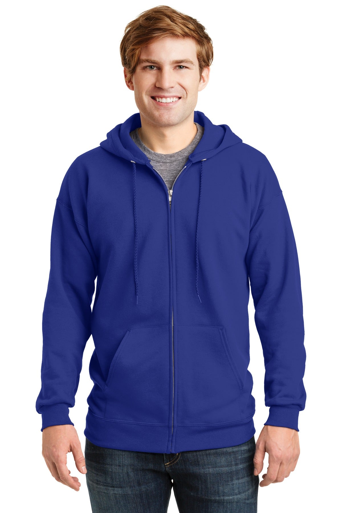 Hanes Men's Ultimate Cotton - Full-Zip Hooded Sweatshirt Mens Apparel Sweatshirts & Fleece
