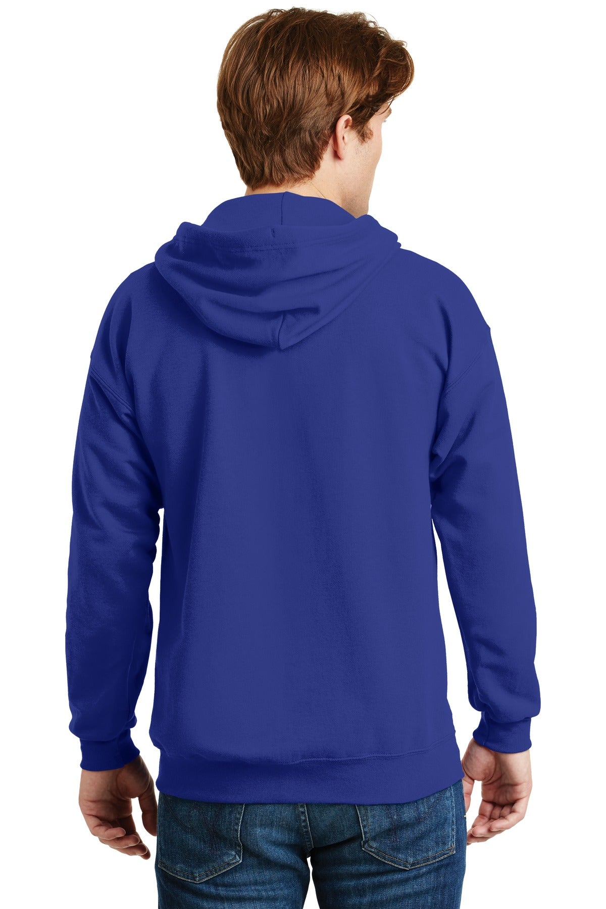 Hanes Men's Ultimate Cotton Full-Zip Hooded Sweatshirt-2