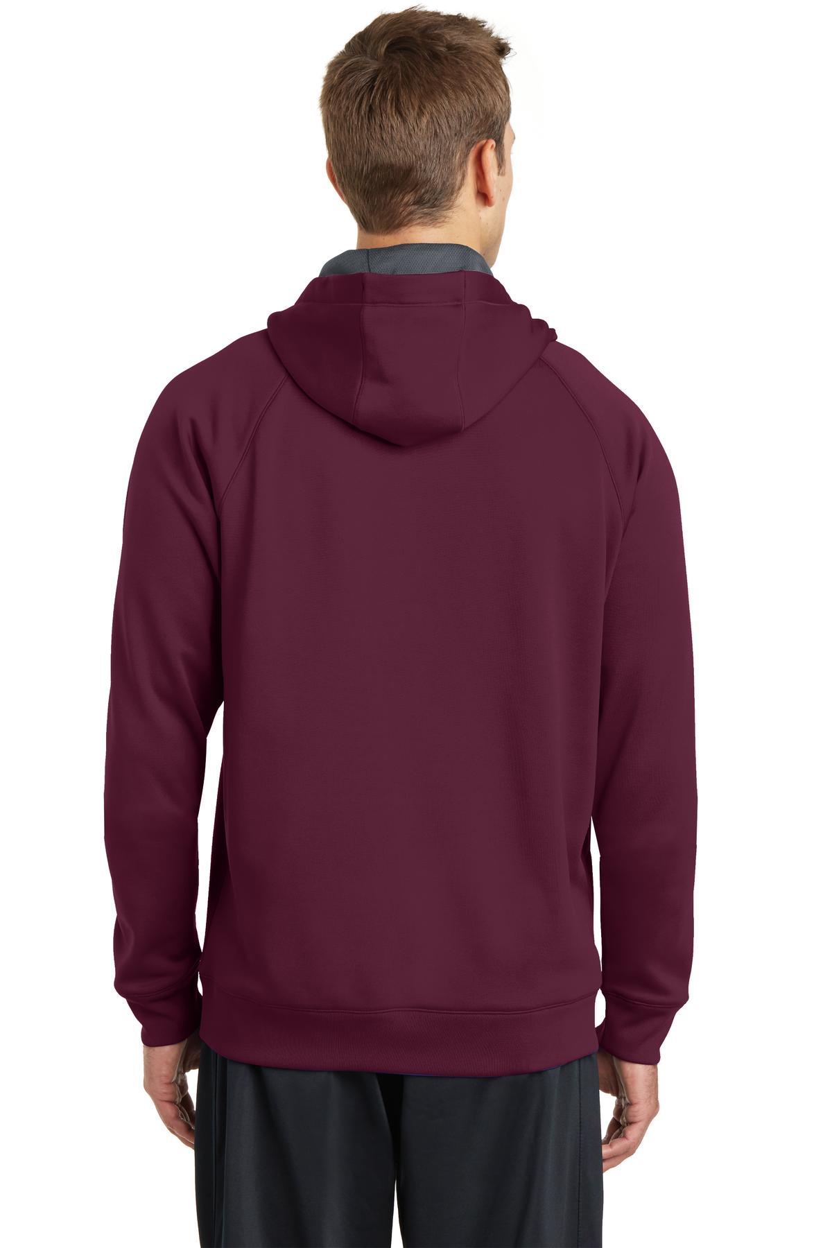 Sport-Tek Men's Tech Fleece Hooded Sweatshirt-2
