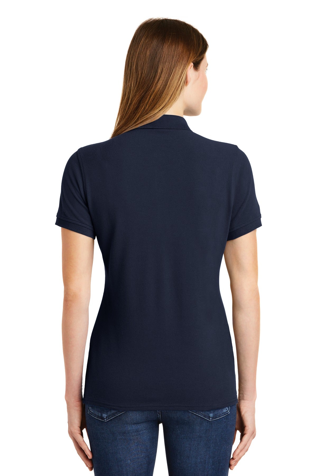 Port & Company - Women's Combed Ring Spun Pique Polo Womens Apparel Shirts & Tops