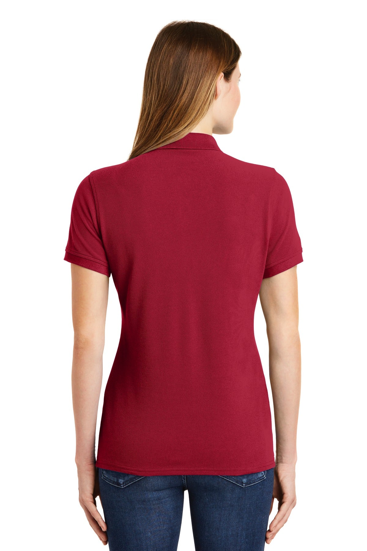 Port & Company - Women's Combed Ring Spun Pique Polo Womens Apparel Shirts & Tops