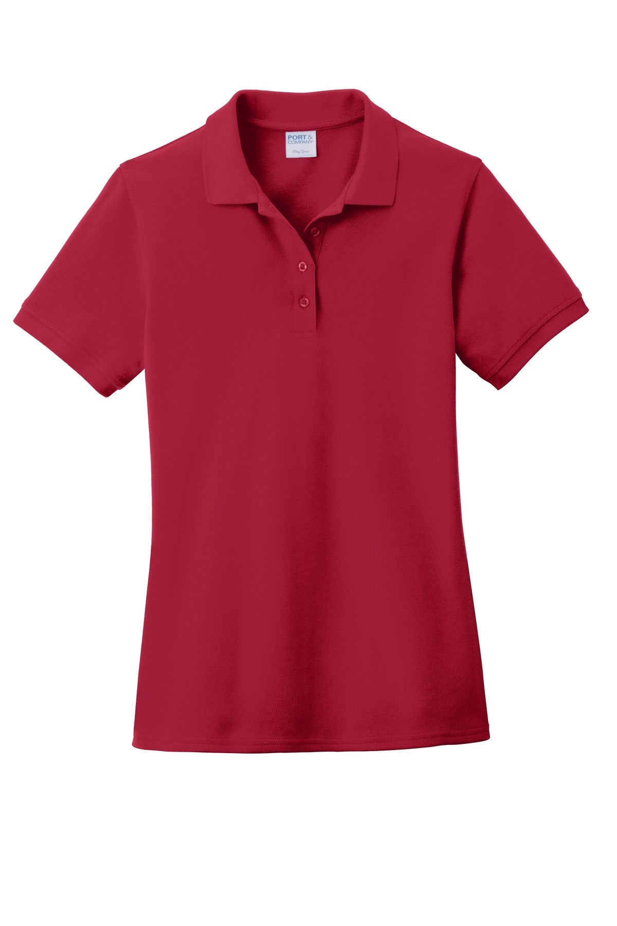 Port & Company - Women's Combed Ring Spun Pique Polo Womens Apparel Shirts & Tops