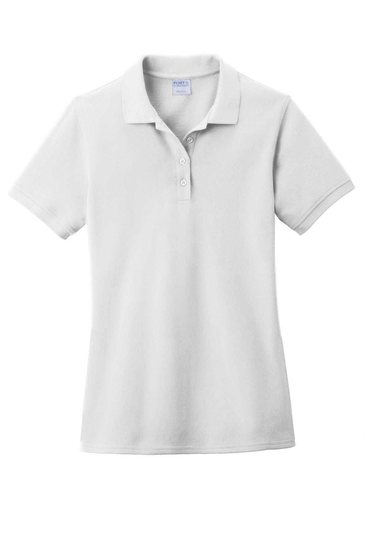 Port & Company - Women's Combed Ring Spun Pique Polo Womens Apparel Shirts & Tops