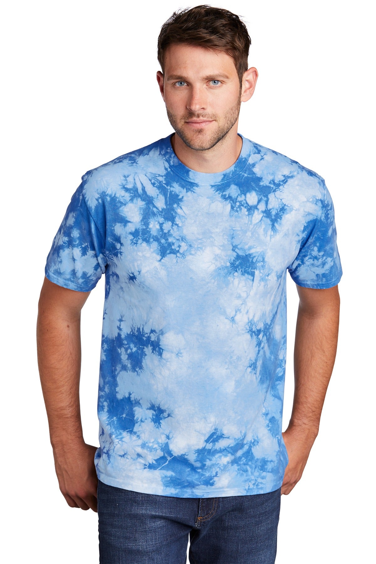 Port & Company - Men's Crystal Tie-Dye Tee Mens Apparel Shirts & Tops