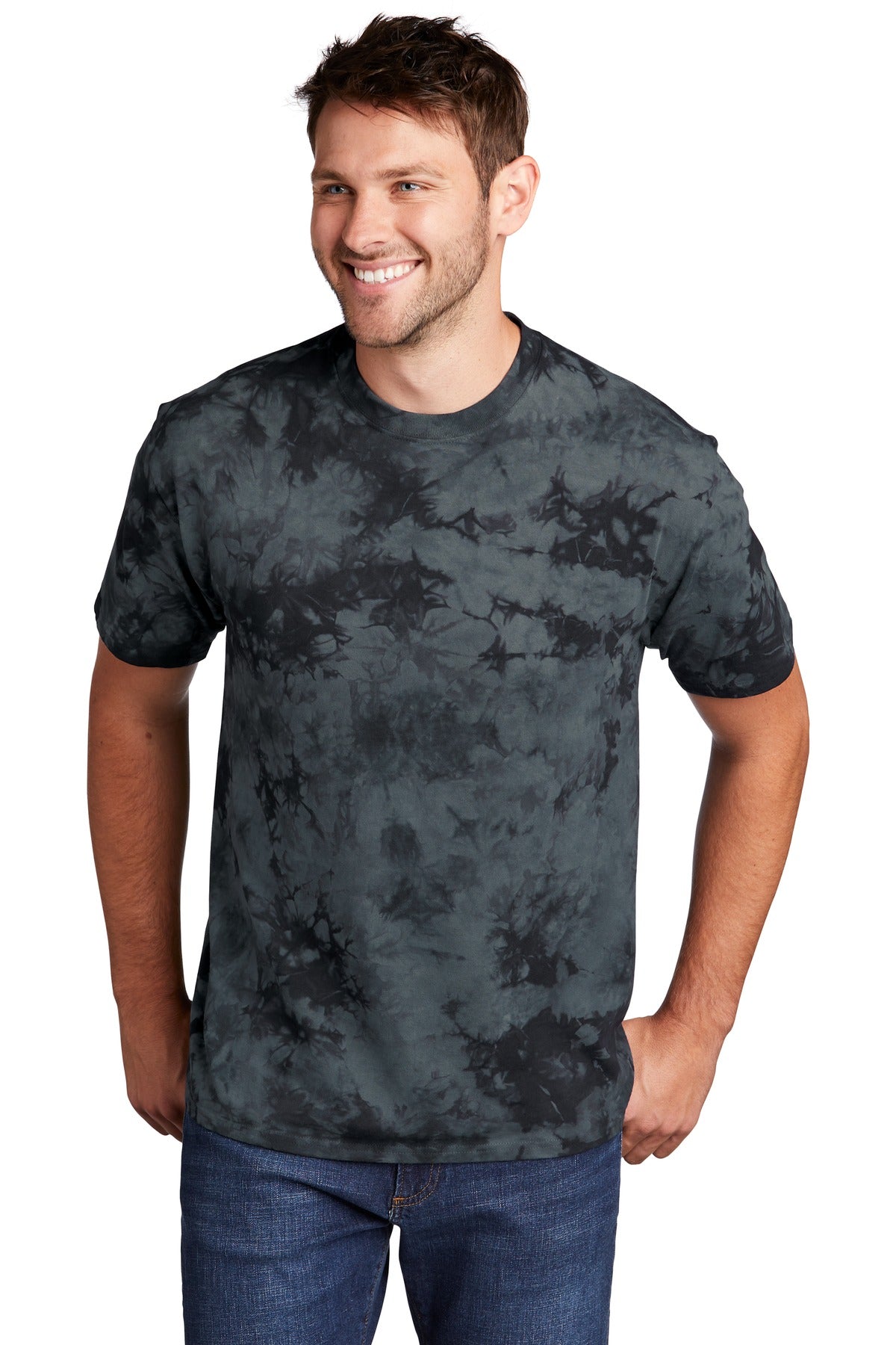 Port & Company - Men's Crystal Tie-Dye Tee Mens Apparel Shirts & Tops