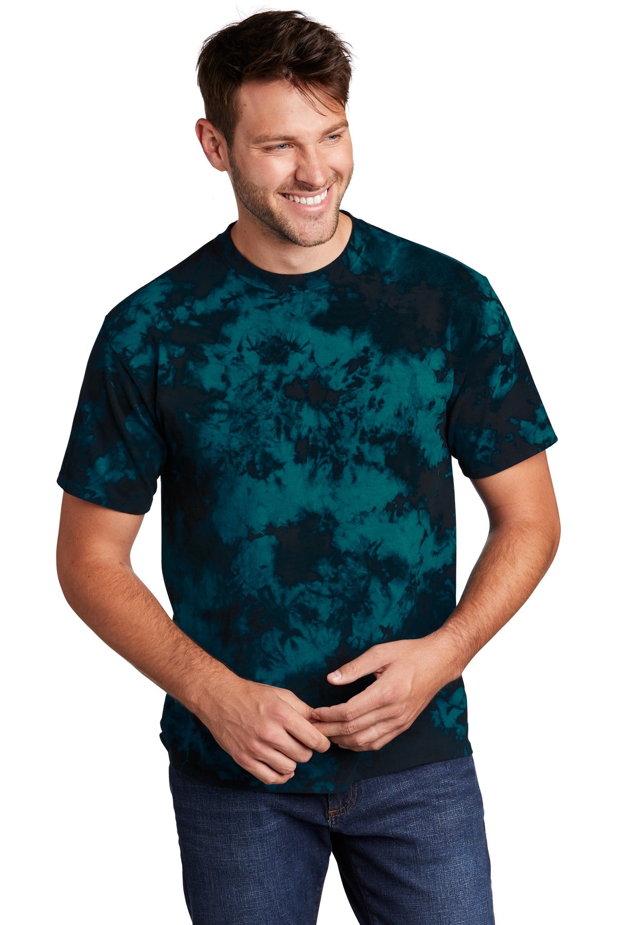 Port & Company - Men's Crystal Tie-Dye Tee Mens Apparel Shirts & Tops
