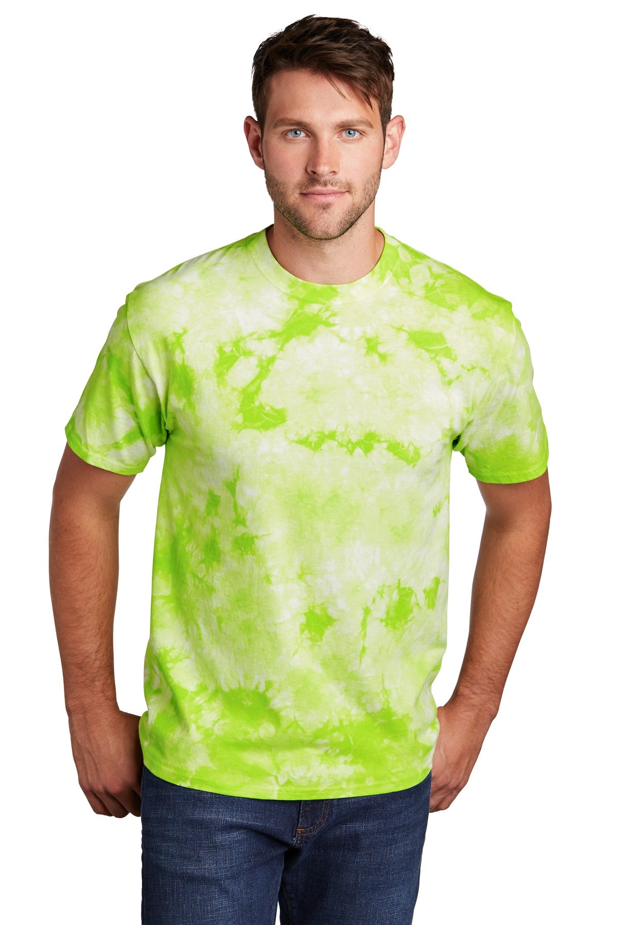 Port & Company - Men's Crystal Tie-Dye Tee Mens Apparel Shirts & Tops