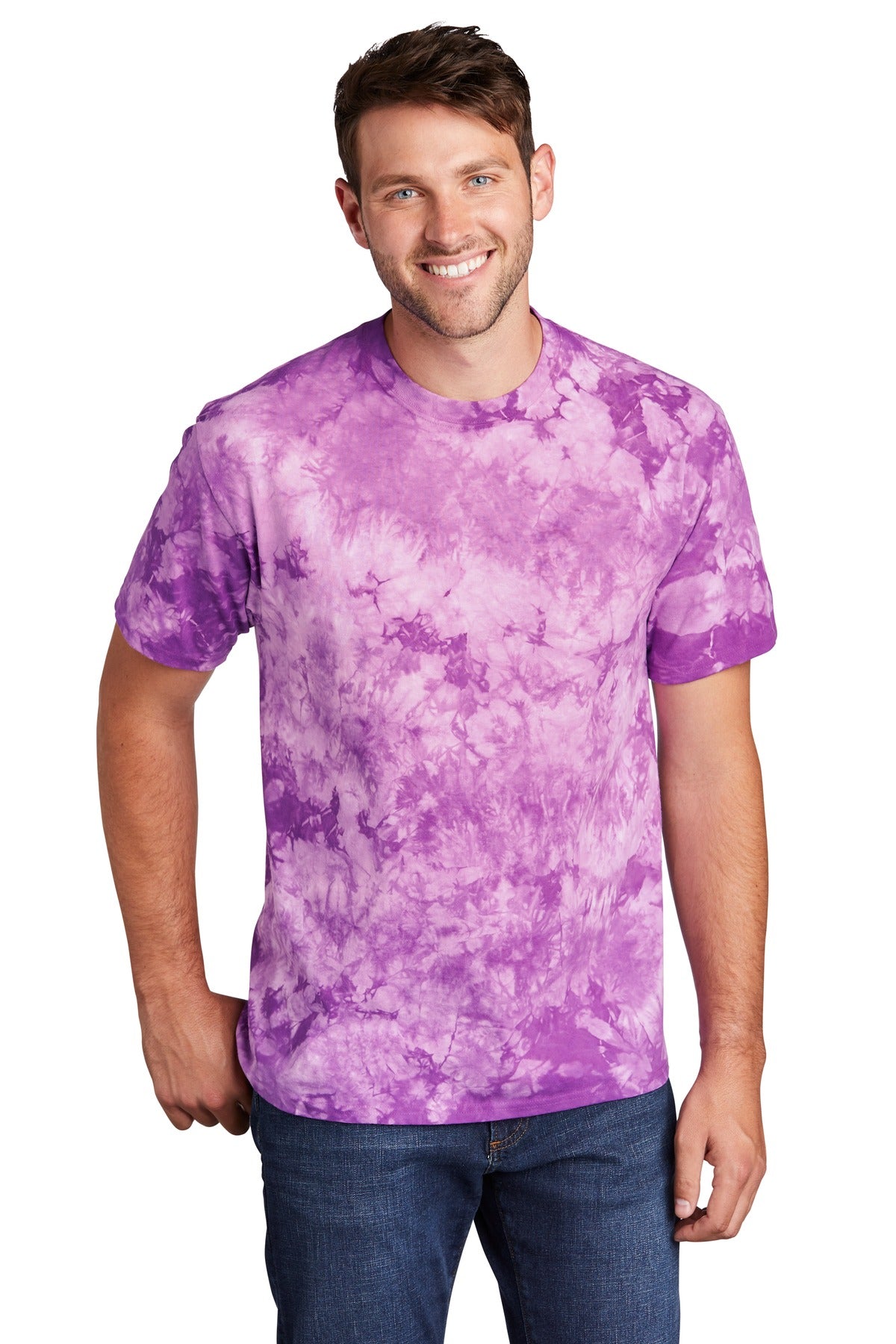 Port & Company - Men's Crystal Tie-Dye Tee Mens Apparel Shirts & Tops