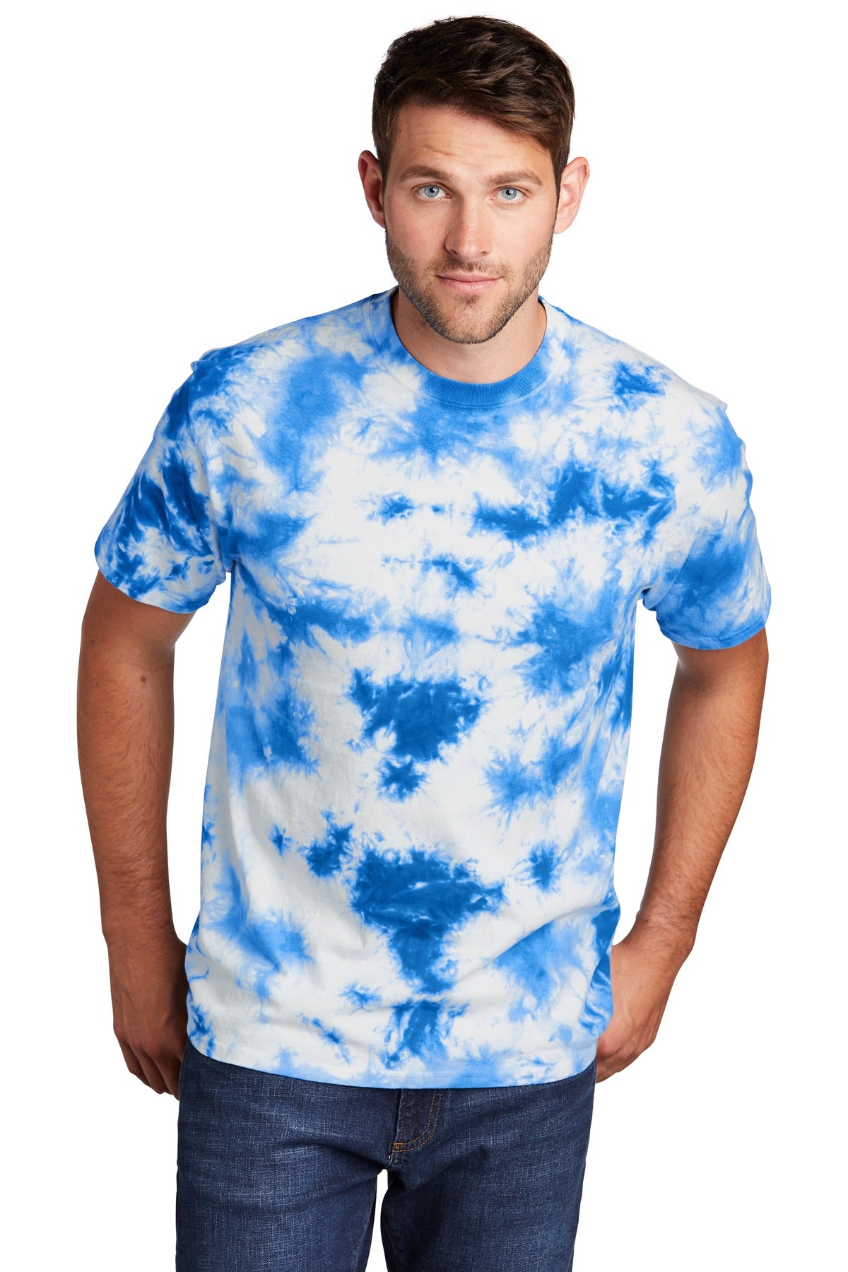 Port & Company - Men's Crystal Tie-Dye Tee Mens Apparel Shirts & Tops