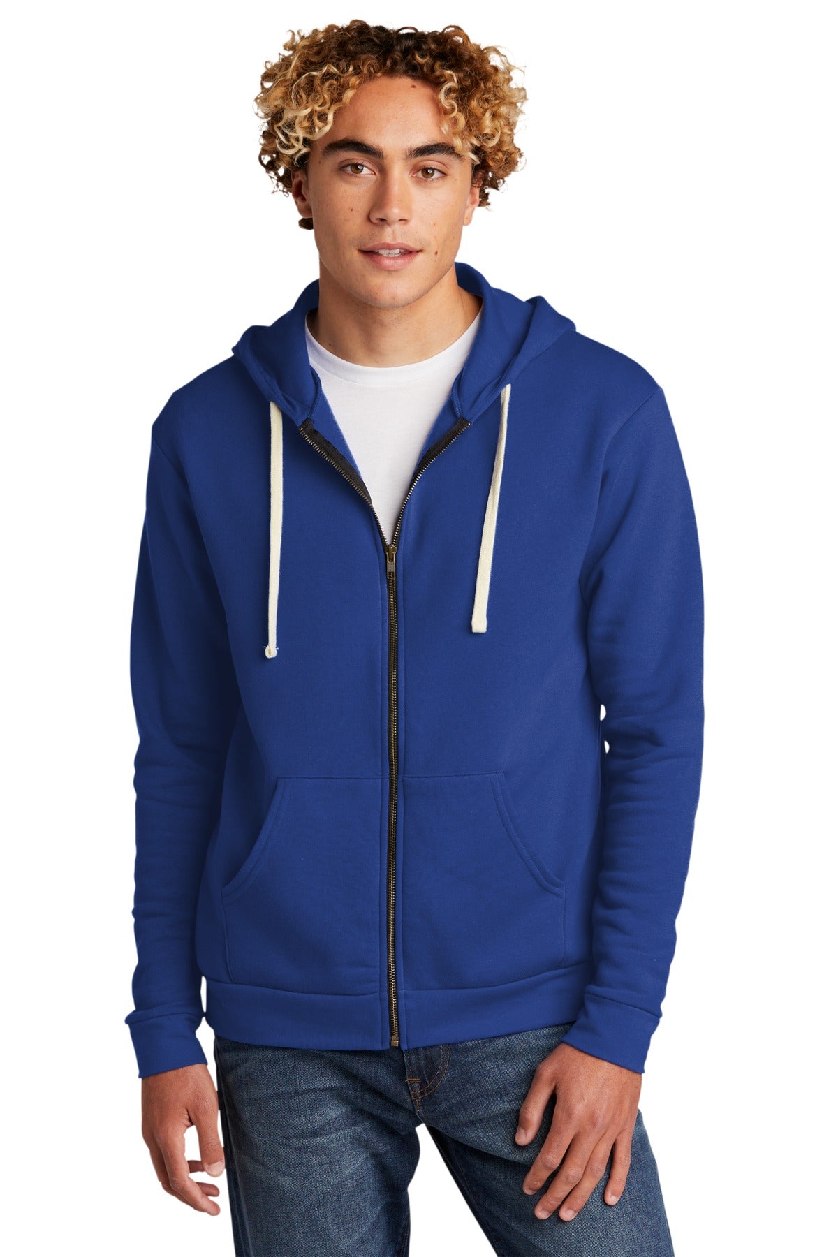 Next Level Unisex Santa Cruz Full-Zip Hoodie Mens Apparel Sweatshirts & Fleece
