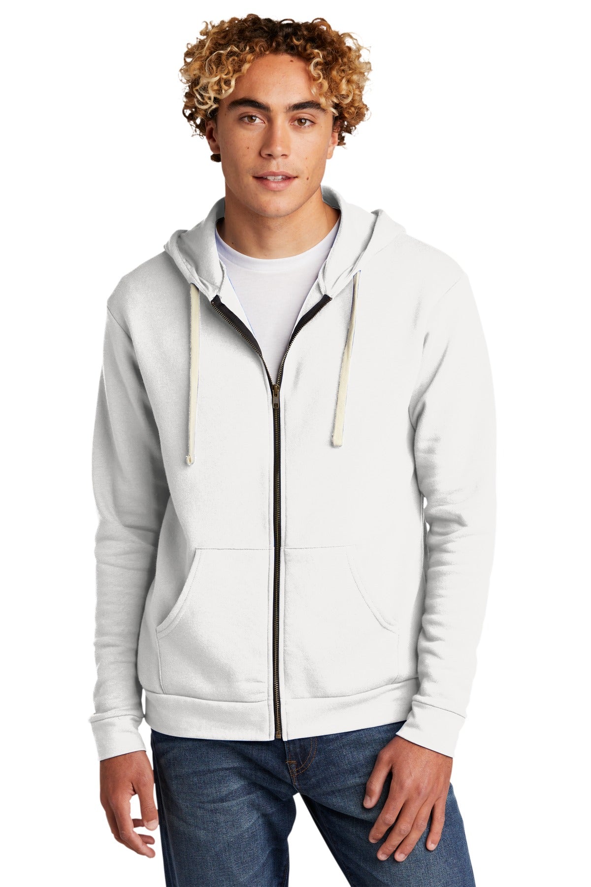 Next Level Unisex Santa Cruz Full-Zip Hoodie Mens Apparel Sweatshirts & Fleece