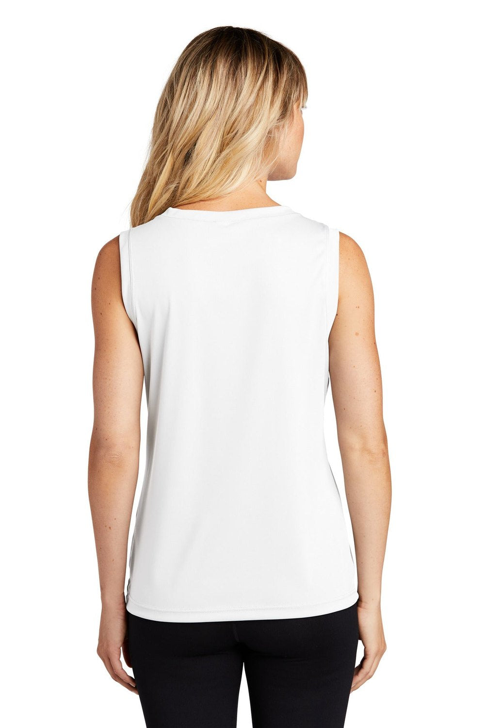 Sport-Tek Women's Sleeveless PosiCharge Competitor V-Neck Tee Womens Apparel Shirts & Tops