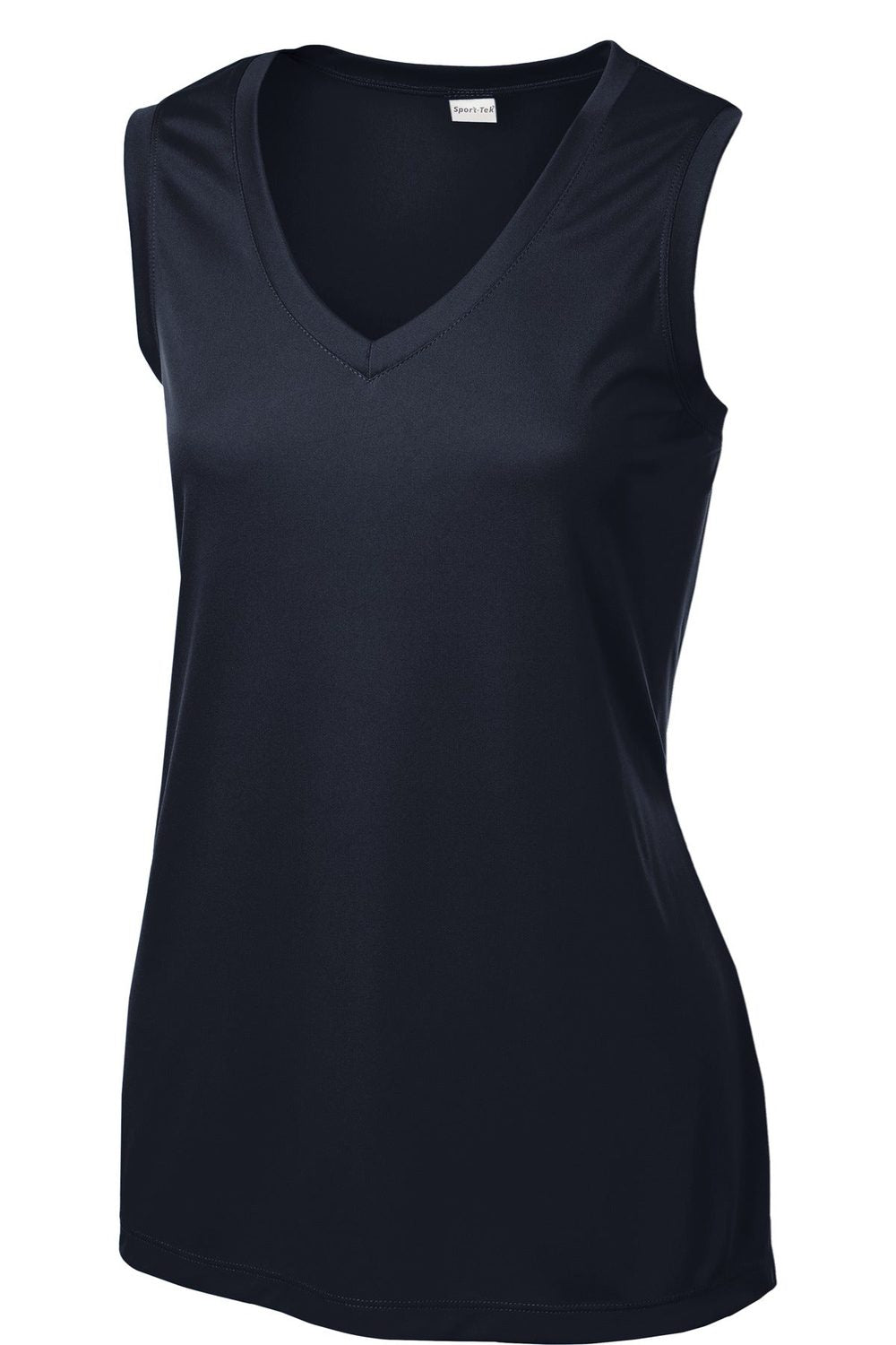 Sport-Tek Women's Sleeveless PosiCharge Competitor V-Neck Tee Womens Apparel Shirts & Tops