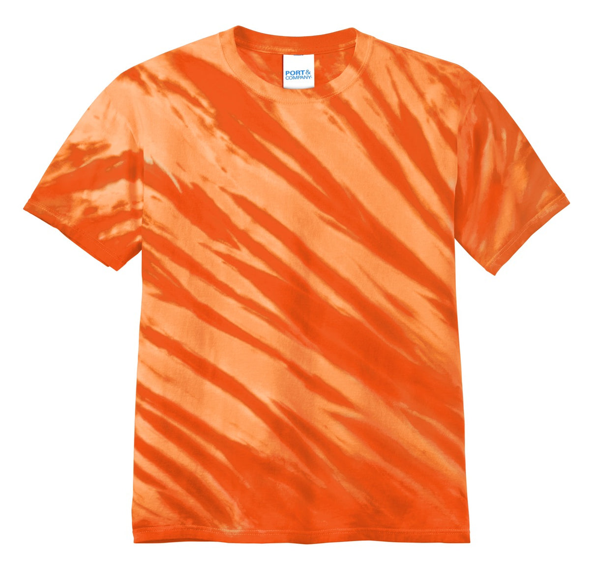 Port & Company Men's Tiger Stripe Tie-Dye Tee Mens Apparel Shirts & Tops