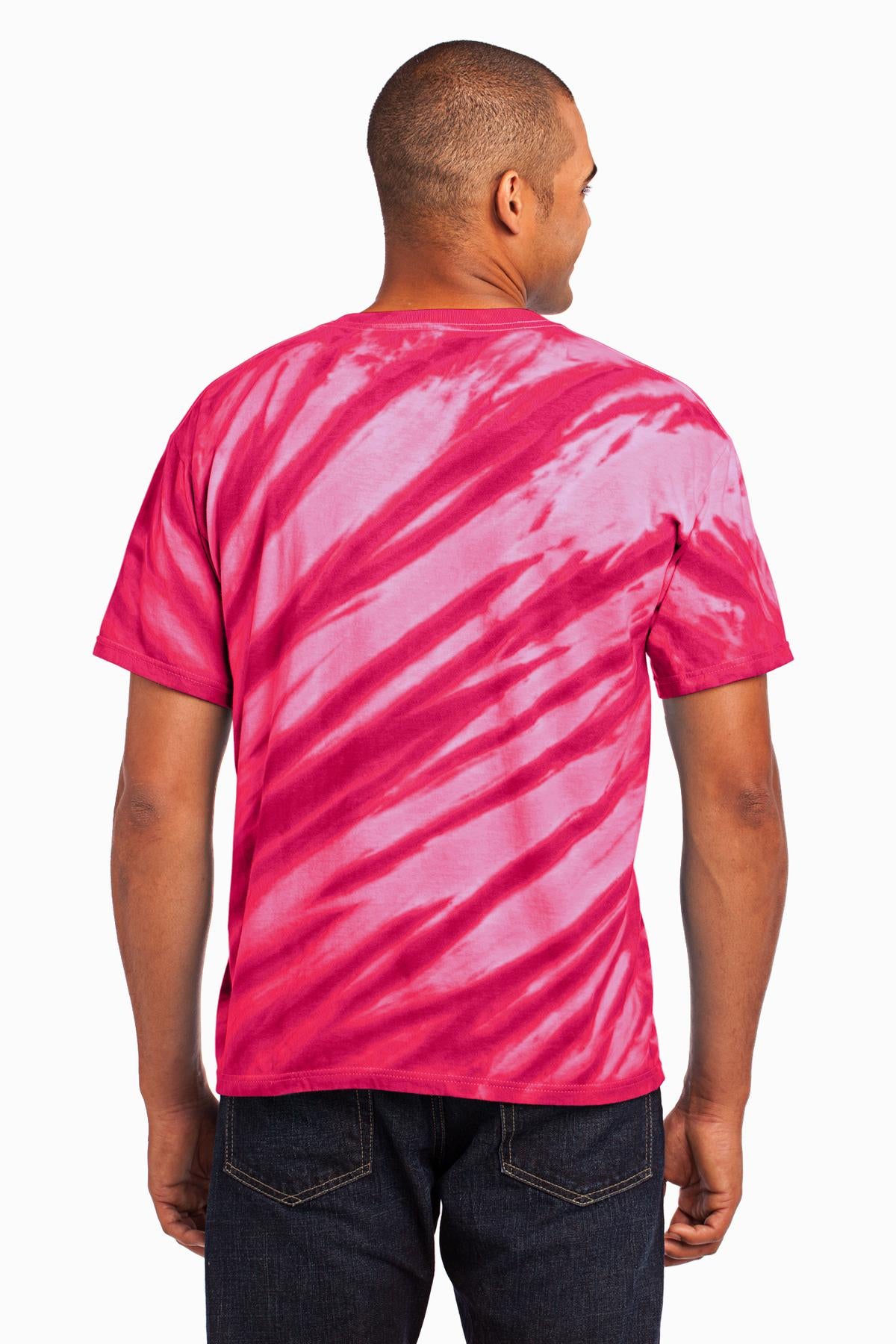 Port & Company Men's Tiger Stripe Tie-Dye Tee Mens Apparel Shirts & Tops