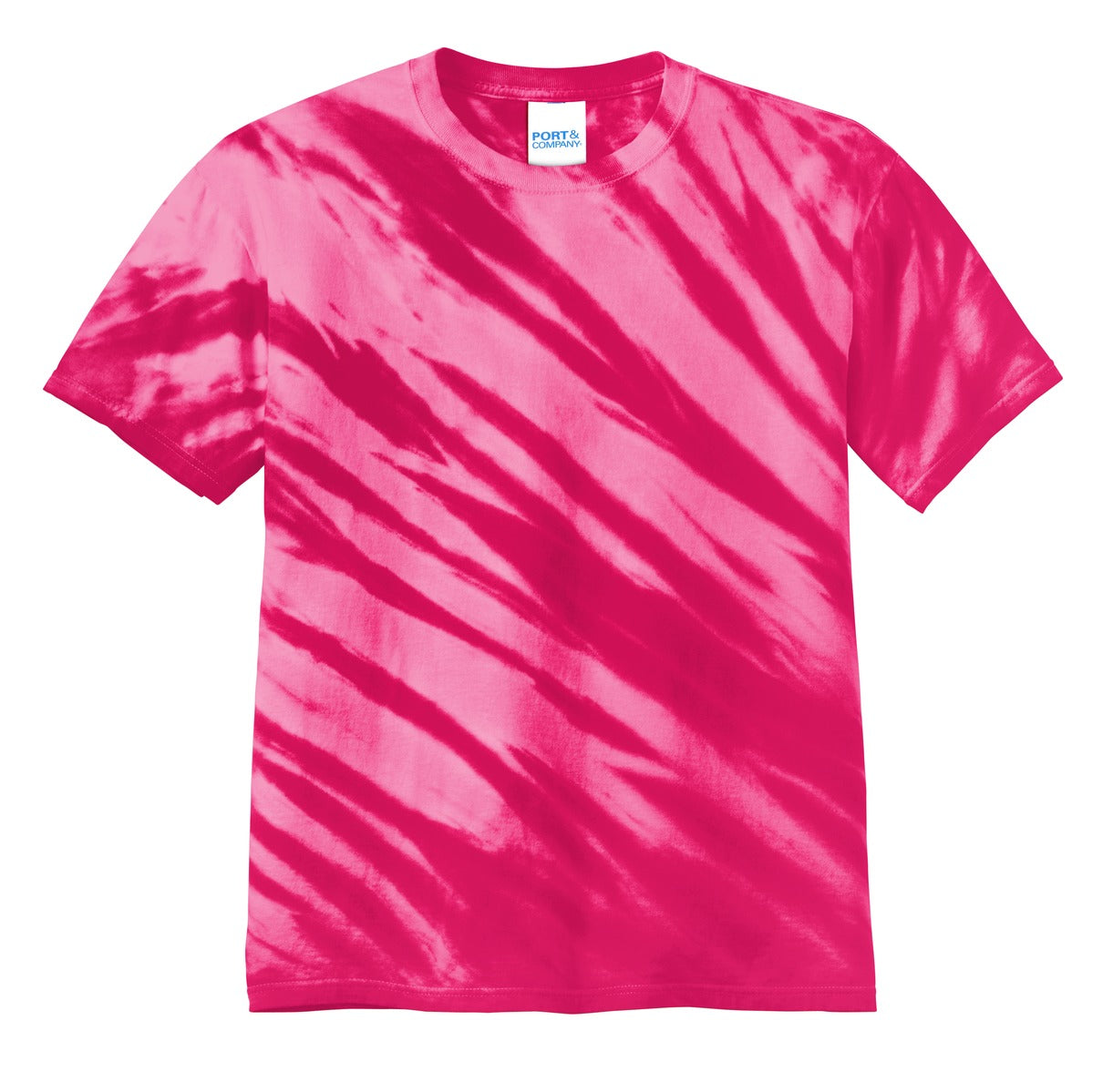 Port & Company Men's Tiger Stripe Tie-Dye Tee Mens Apparel Shirts & Tops
