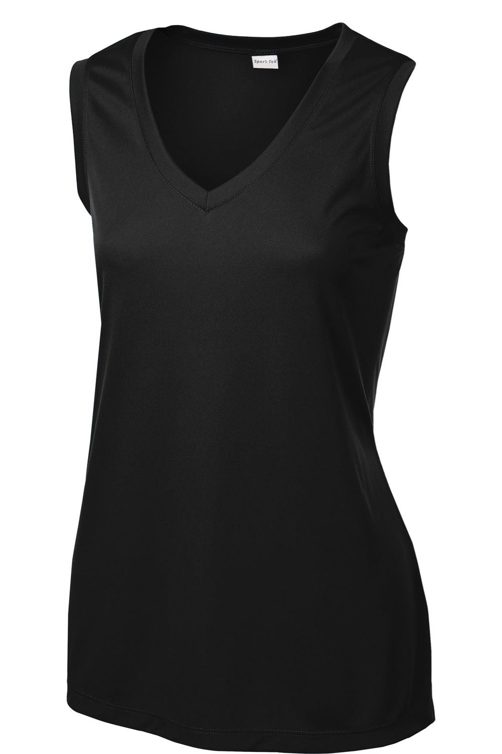 Sport-Tek Women's Sleeveless PosiCharge Competitor V-Neck Tee Womens Apparel Shirts & Tops