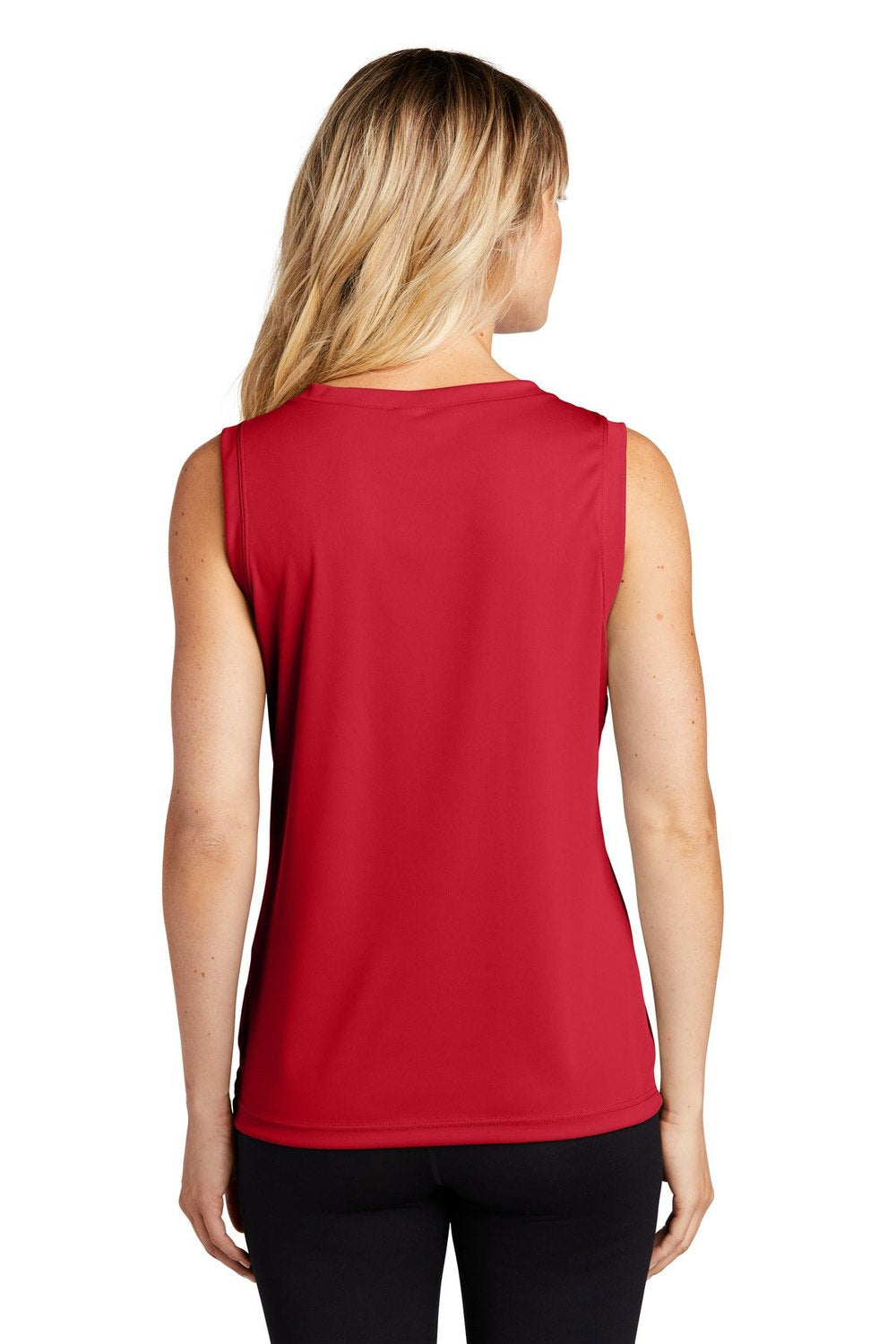 Sport-Tek Women's Sleeveless PosiCharge Competitor V-Neck Tee Womens Apparel Shirts & Tops