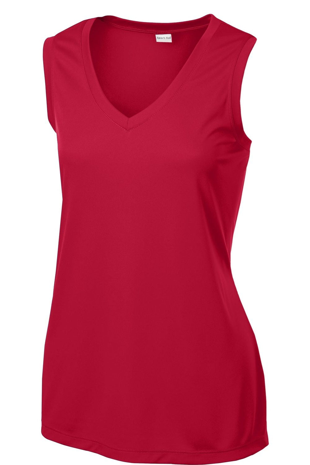Sport-Tek Women's Sleeveless PosiCharge Competitor V-Neck Tee Womens Apparel Shirts & Tops