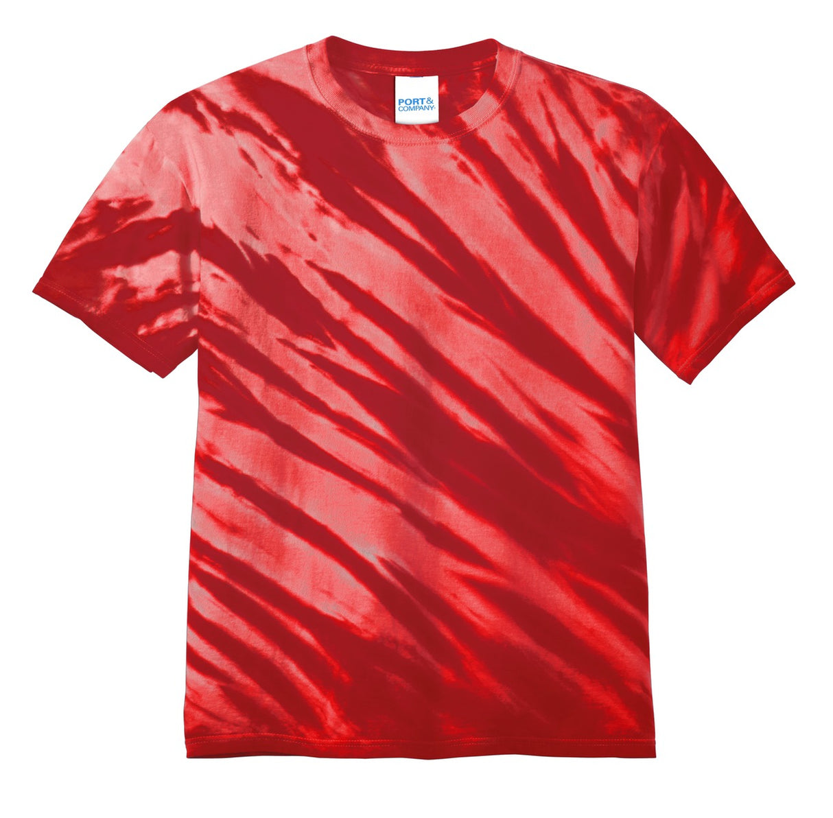 Port & Company Men's Tiger Stripe Tie-Dye Tee Mens Apparel Shirts & Tops