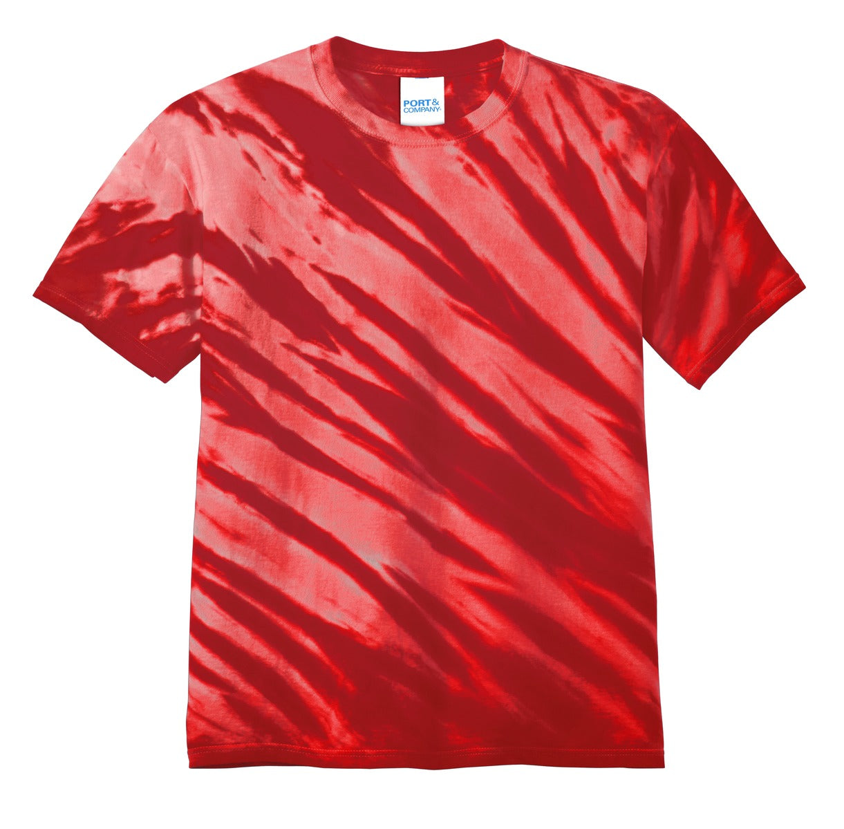 Port & Company Men's Tiger Stripe Tie-Dye Tee Mens Apparel Shirts & Tops