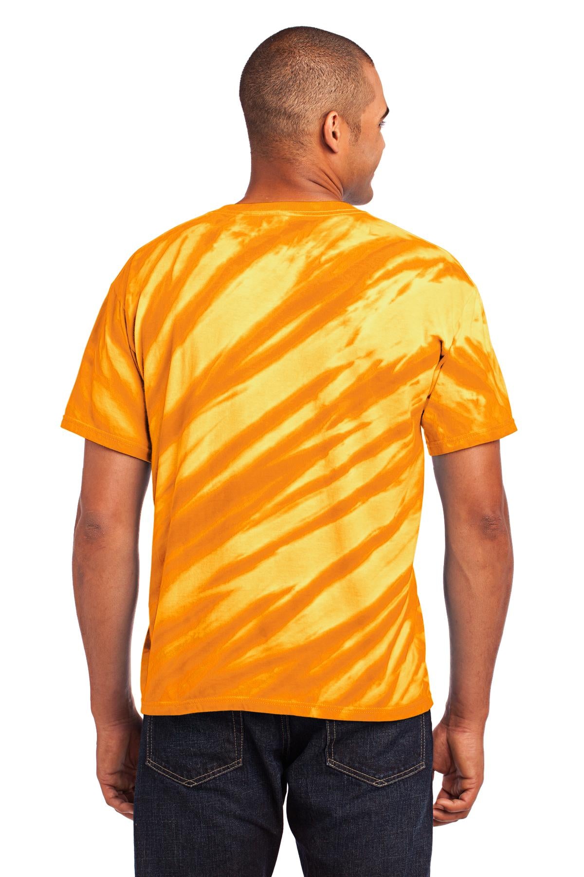 Port & Company Men's Tiger Stripe Tie-Dye Tee Mens Apparel Shirts & Tops