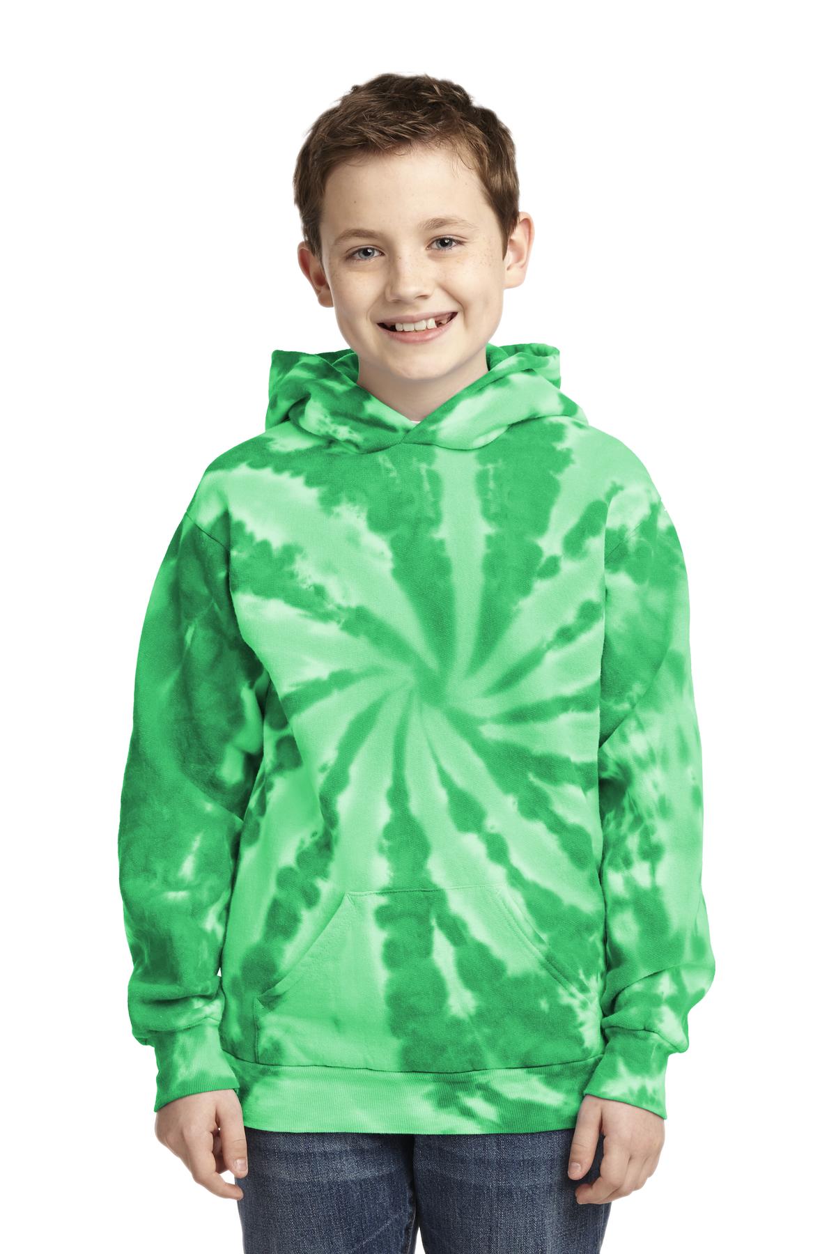 Port & Company - Youth Tie-Dye Pullover Hooded Sweatshirt Youth Apparel Hoodies & Sweatshirts