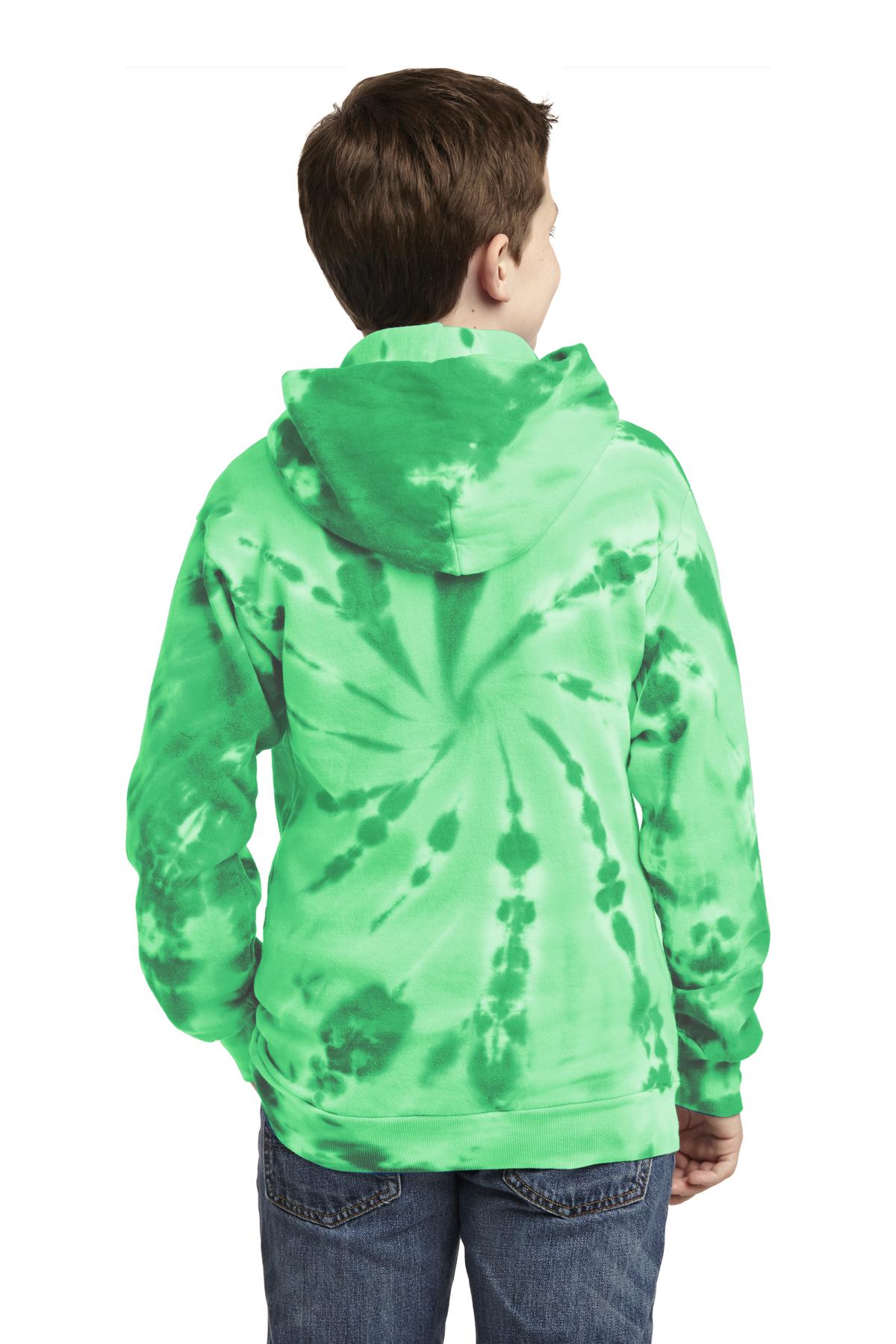 Port & Company - Youth Tie-Dye Pullover Hooded Sweatshirt Youth Apparel Hoodies & Sweatshirts