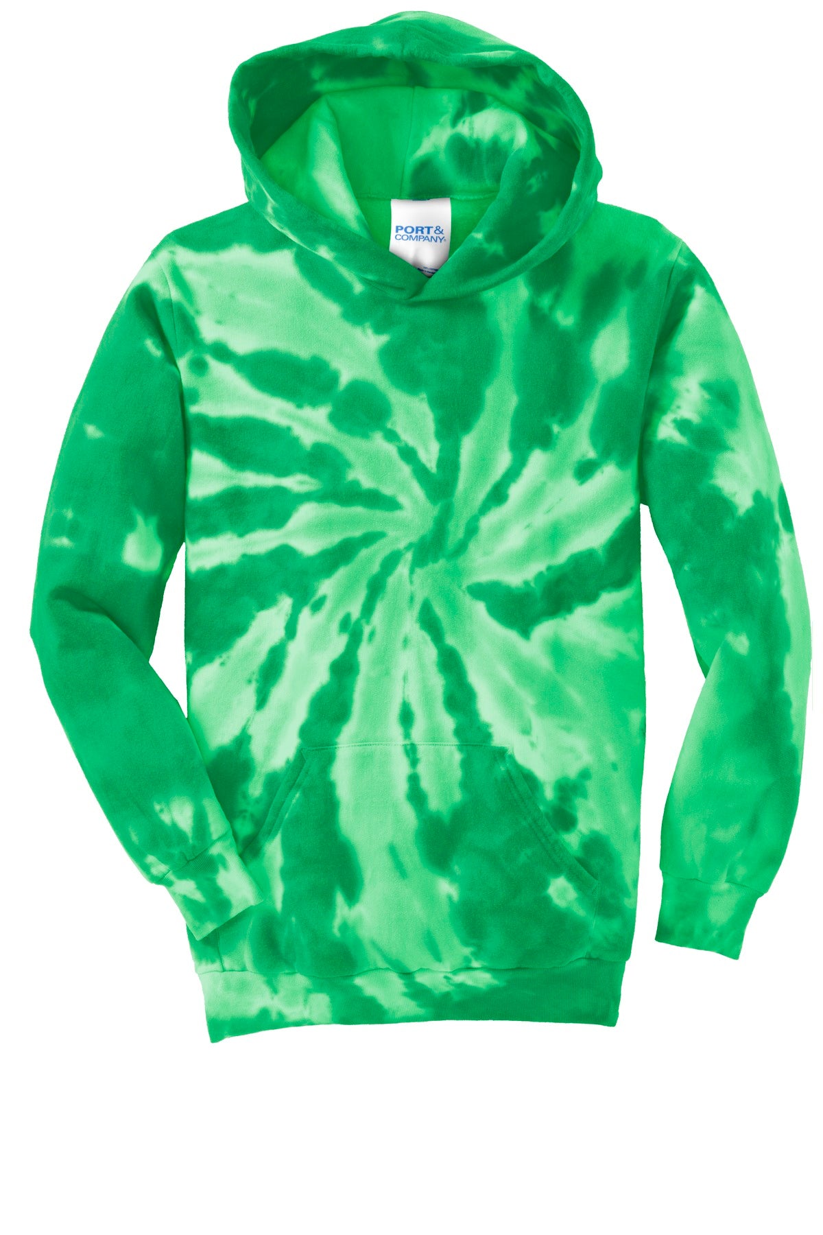 Port & Company - Youth Tie-Dye Pullover Hooded Sweatshirt Youth Apparel Hoodies & Sweatshirts