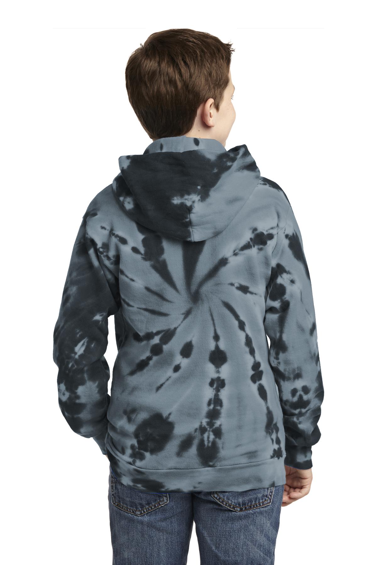 Port & Company - Youth Tie-Dye Pullover Hooded Sweatshirt Youth Apparel Hoodies & Sweatshirts