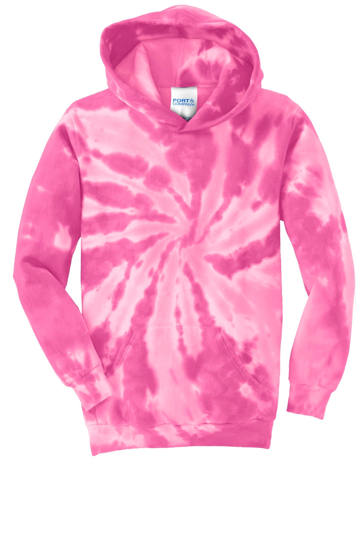 Port & Company - Youth Tie-Dye Pullover Hooded Sweatshirt Youth Apparel Hoodies & Sweatshirts