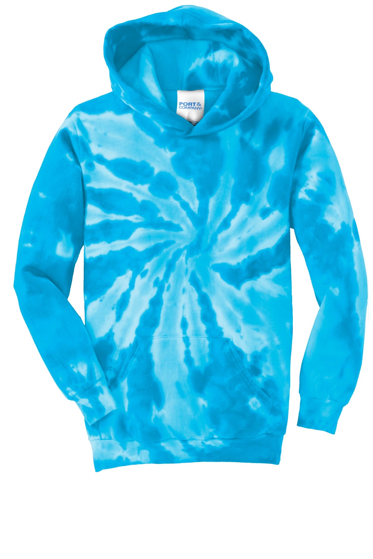 Port & Company - Youth Tie-Dye Pullover Hooded Sweatshirt Youth Apparel Hoodies & Sweatshirts