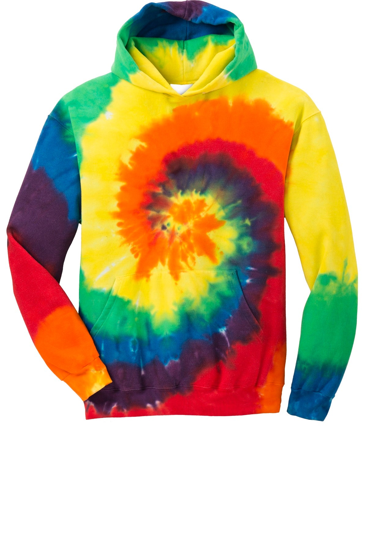 Port & Company - Youth Tie-Dye Pullover Hooded Sweatshirt Youth Apparel Hoodies & Sweatshirts