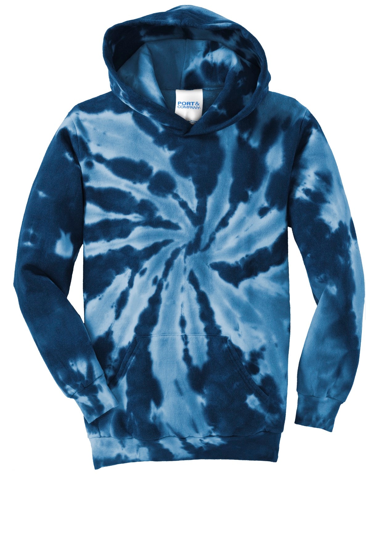 Port & Company - Youth Tie-Dye Pullover Hooded Sweatshirt Youth Apparel Hoodies & Sweatshirts