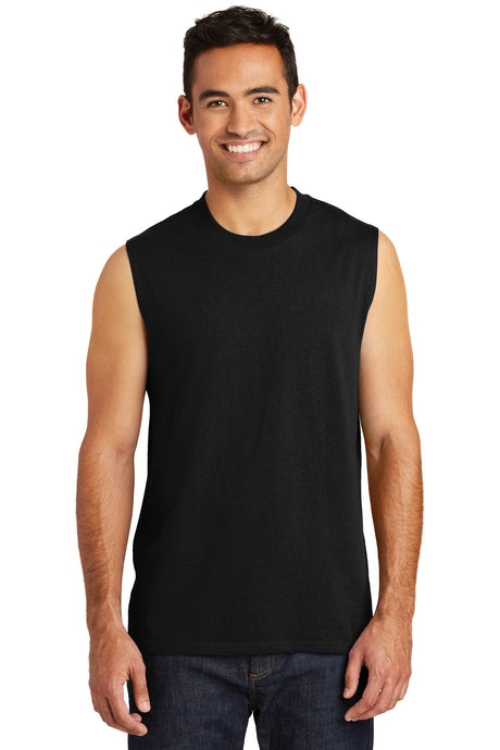 Port & Company - Men's Core Cotton Sleeveless Tee Mens Apparel Shirts & Tops