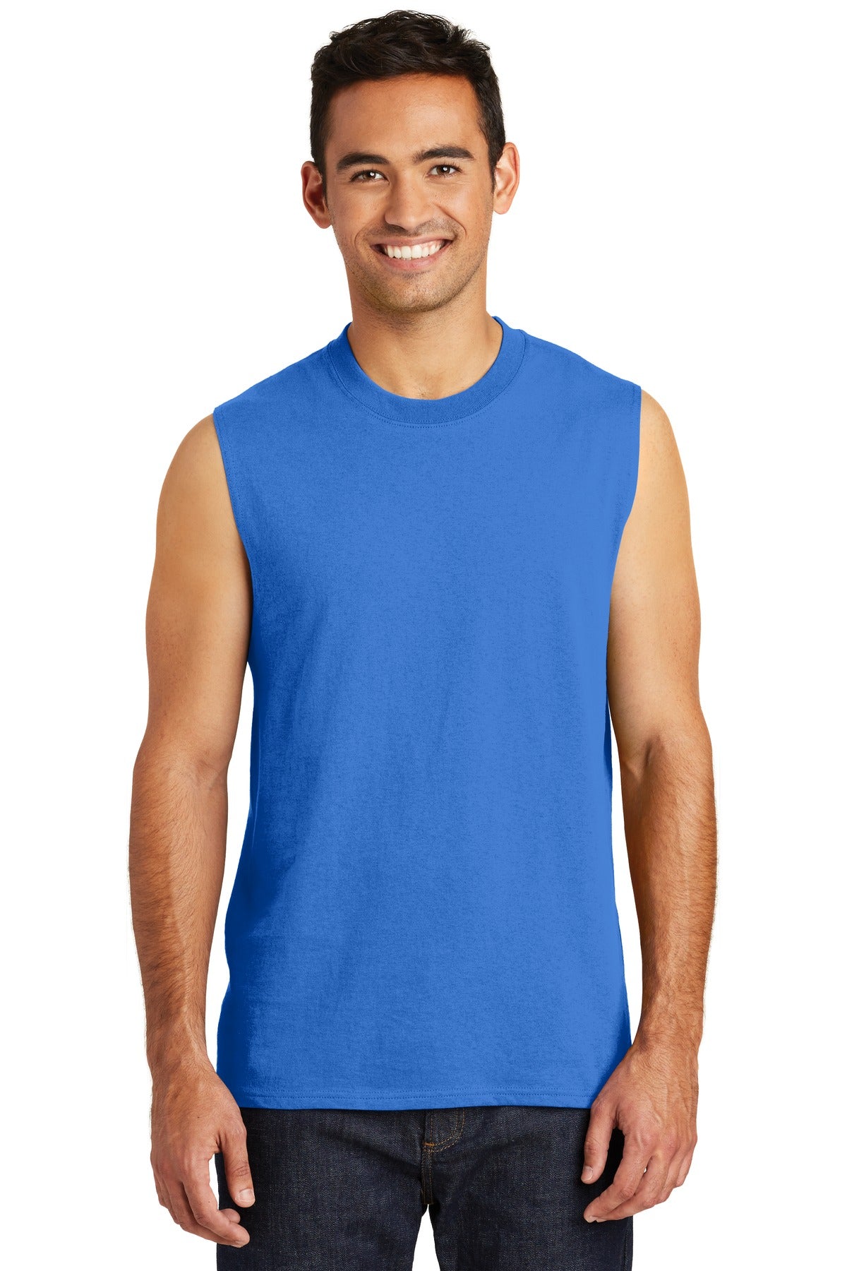 Port & Company - Men's Core Cotton Sleeveless Tee Mens Apparel Shirts & Tops
