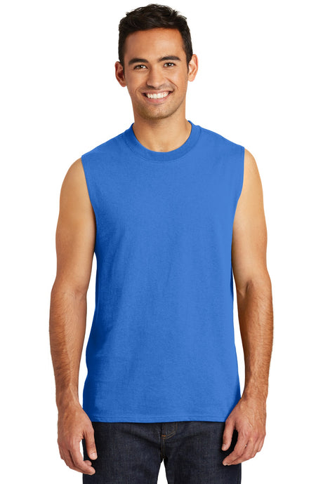 Port & Company - Men's Core Cotton Sleeveless Tee Mens Apparel Shirts & Tops