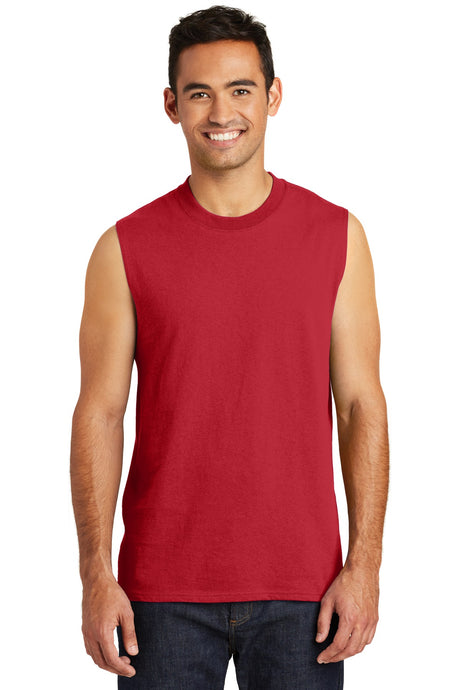 Port & Company - Men's Core Cotton Sleeveless Tee Mens Apparel Shirts & Tops