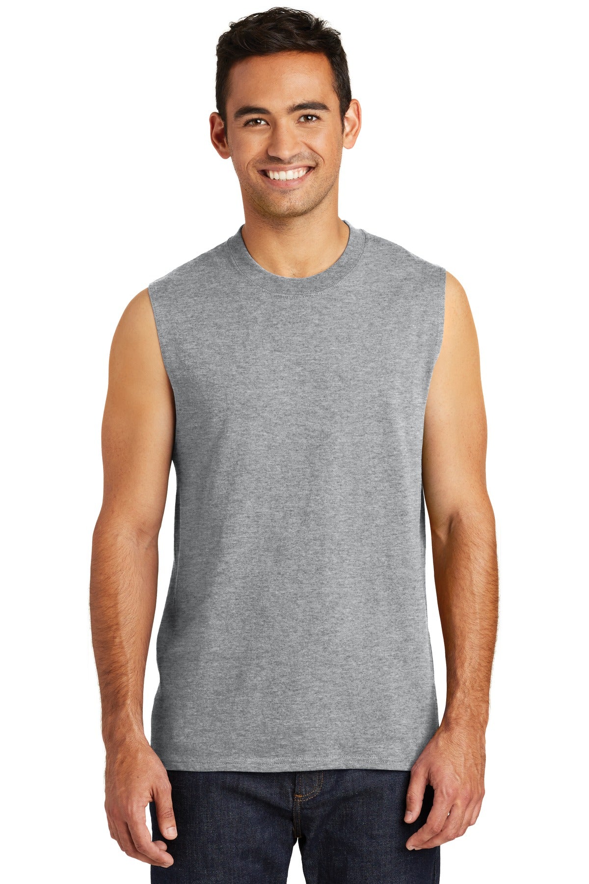 Port & Company - Men's Core Cotton Sleeveless Tee Mens Apparel Shirts & Tops