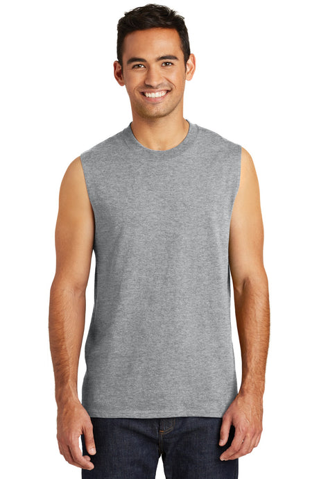 Port & Company - Men's Core Cotton Sleeveless Tee Mens Apparel Shirts & Tops