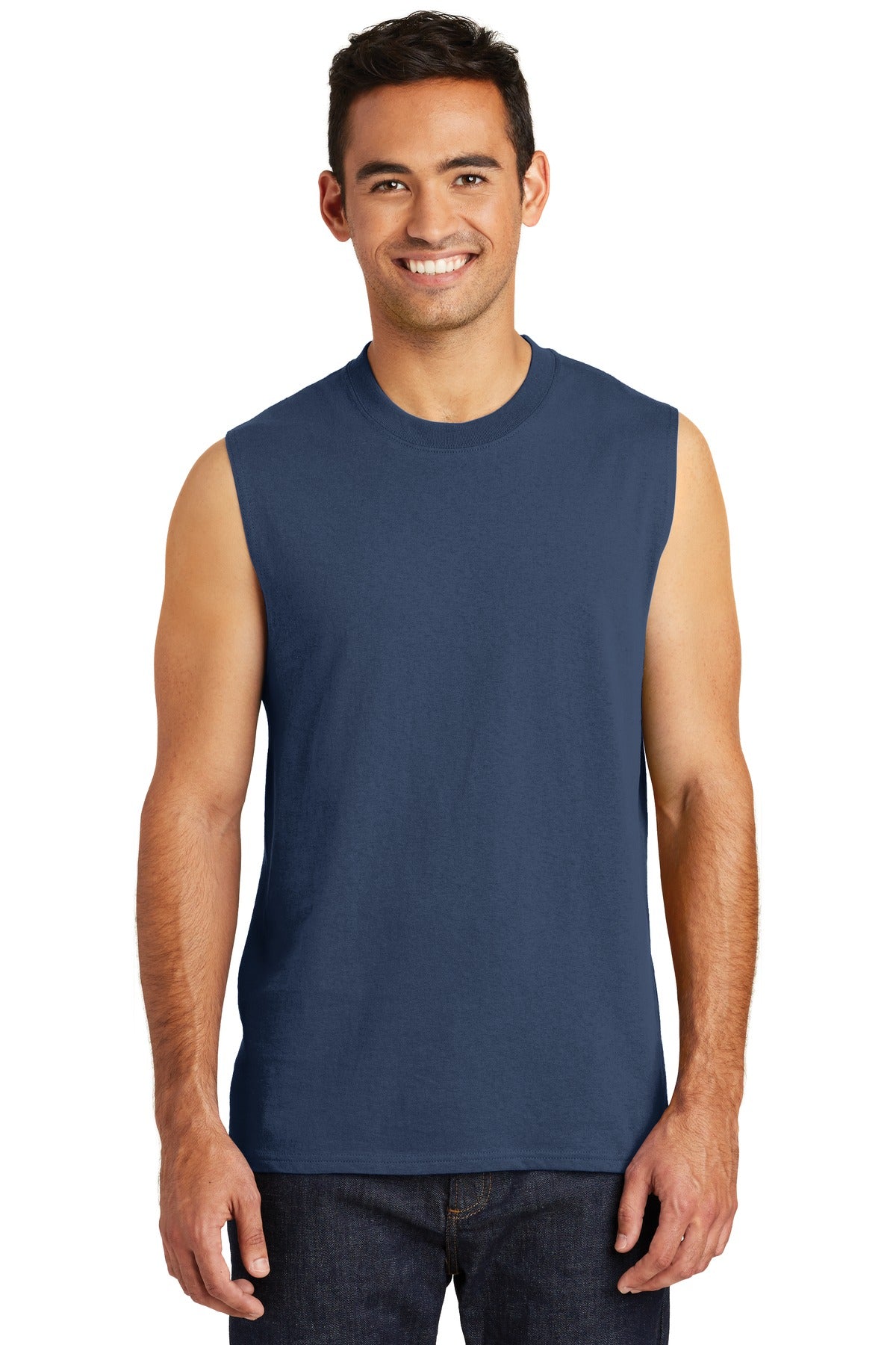 Port & Company - Men's Core Cotton Sleeveless Tee Mens Apparel Shirts & Tops